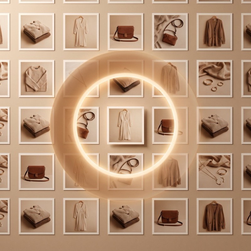 Shop Radar watching a grid of listing photos